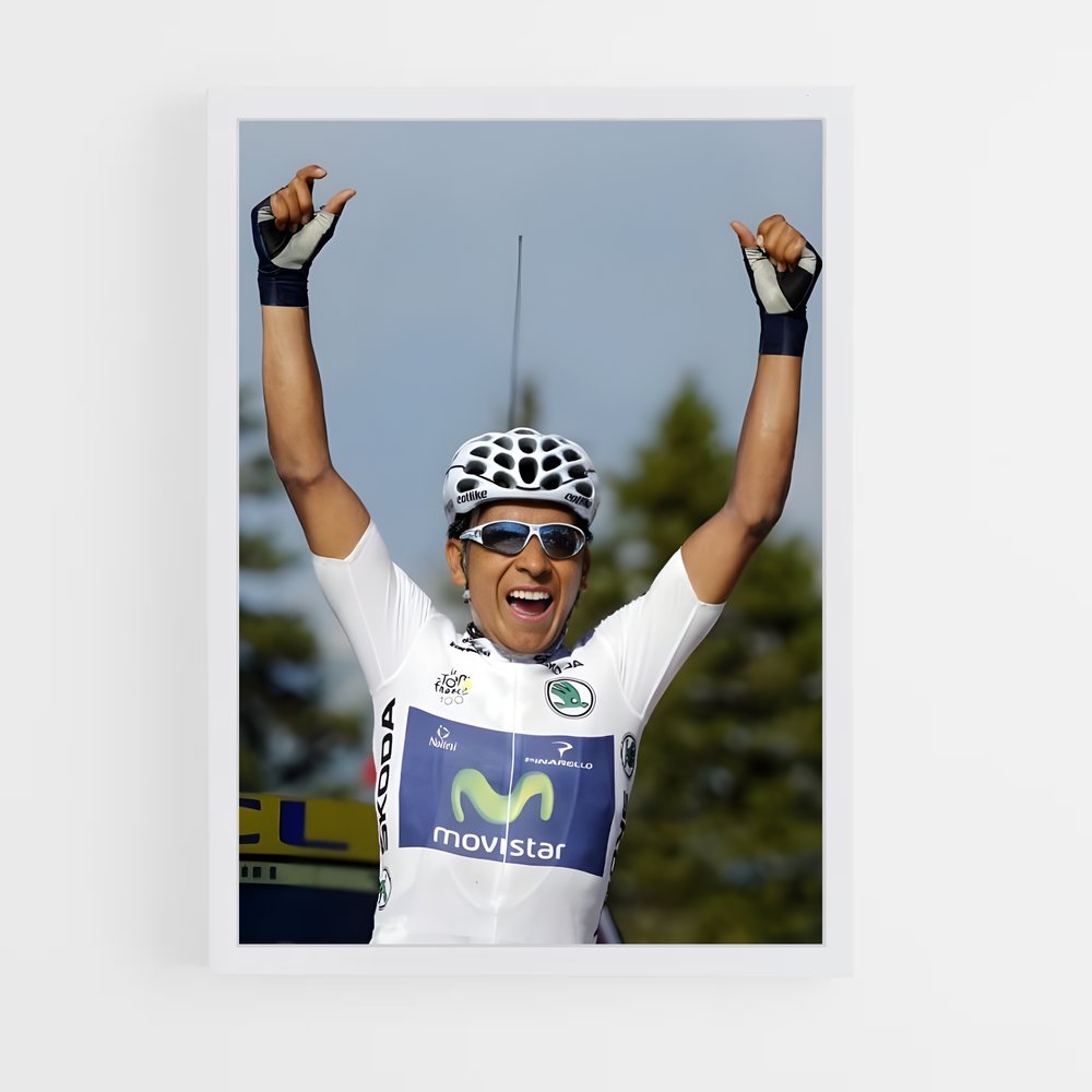 Poster L'Ascension de Nairo – affiche Cyclisme (vue 3)